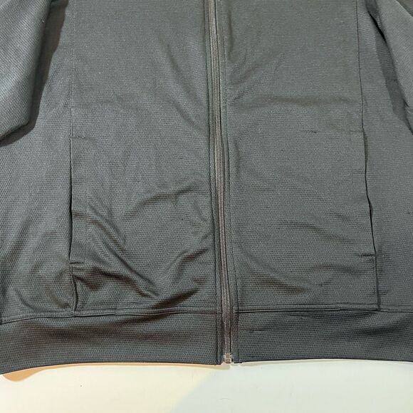 Nike Dri Fit Black Full Zip Warm up Jacket Track Jacket Men's Medium AT3220-010 - Picture 4 of 7